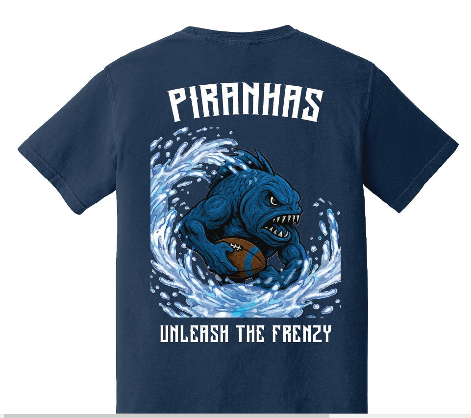 Hamilton Piranhas Unleash the Frenzy Vintage T-shirts